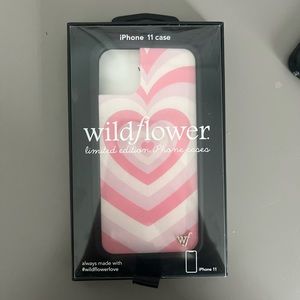 Wildflower rose latte iPhone 11 case